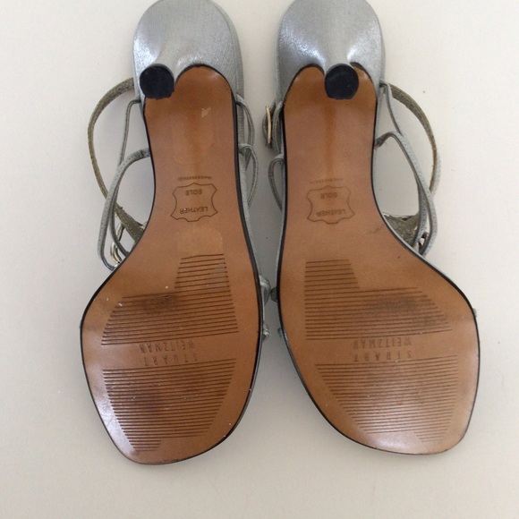 STUART WEITZMAN CRYSTAL FLOWER SANDALS SIZE 6 - Picture 16 of 16